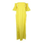 Damesjurk Semicouture , Yellow , Dames