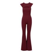 Rood en Zwart Jumpsuit Ivy Stijl Aniye By , Brown , Dames