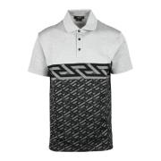 Katoenen T-shirt Collectie Versace , Gray , Heren