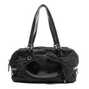 Pre-owned Nylon shoulder-bags Prada Vintage , Black , Dames