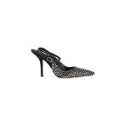 Stoffen Strass Décolleté | Zwart Guess , Black , Dames