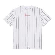 Gestreept Crew Neck T-shirt Karl Kani , White , Heren