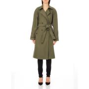 Groene Trenchcoat voor Vrouwen Liu Jo , Green , Dames