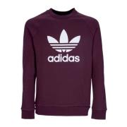 Lichtgewicht Crewneck Sweatshirt Schaduw Maroon Adidas , Brown , Heren