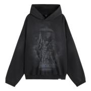 Stained Black Atlas Hoodie Represent , Black , Heren