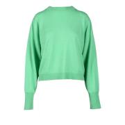 Luxe Cashmere Wol Trui Absolut Cashmere , Green , Dames