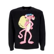 Pink Panther Zwarte Trui Market , Black , Heren