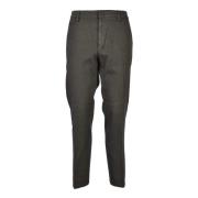 Katoen Elastaan Broek Dondup , Gray , Heren