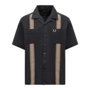 Short Sleeve Shirts Fred Perry , Black , Heren