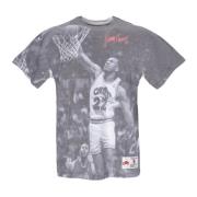 NBA Above the Rim Tee Mitchell & Ness , Gray , Heren