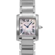 Pre-owned Glass watches Cartier Vintage , Pink , Dames