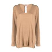 Kameel Sweaters Set Twinset , Brown , Dames