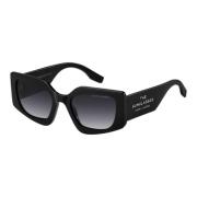 Zwart/Grijs Getinte Zonnebril Marc Jacobs , Black , Dames