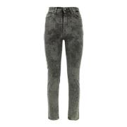 Dames Jeans met Strass Manila Grace , Gray , Dames