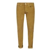 Slim Fit Broek Dondup , Beige , Heren