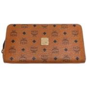 Pre-owned Leather wallets MCM Pre-owned , Brown , Dames