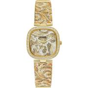 Dames Armbandhorloge Armband Gw0304L2 Guess , Yellow , Dames