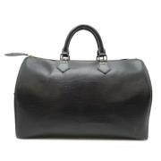 Pre-owned Leather louis-vuitton-bags Louis Vuitton Vintage , Black , D...