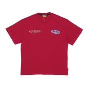 Heren Tee Sangria Regular Fit Iuter , Red , Heren