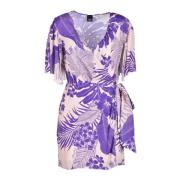 Damesjurk van Viscosestof Pinko , Purple , Dames