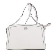 Pre-owned Leather shoulder-bags Michael Kors Pre-owned , White , Dames