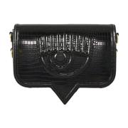 Stijlvolle PU-tas Chiara Ferragni Collection , Black , Dames