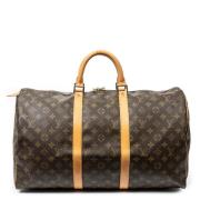 Pre-owned Canvas travel-bags Louis Vuitton Vintage , Brown , Dames