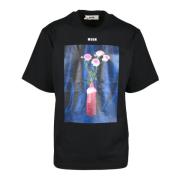 Tshirt Msgm , Black , Heren