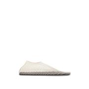 Mesh Ballerina Flats Elegant Style Christopher Esber , White , Dames