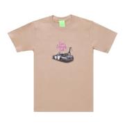 Live Laugh Love Print Tee Sand HUF , Beige , Heren