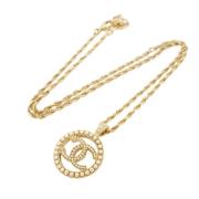 Pre-owned Metal chanel-jewelry Chanel Vintage , Yellow , Dames