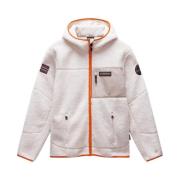 Yupik Hooded Zip-Up Jas Napapijri , White , Heren