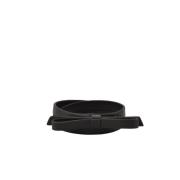 Leren riem met unieke stijl RED Valentino , Black , Dames