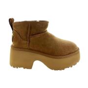 Nieuwe Hoogtes Klassieke Ultra Mini Laarzen UGG , Brown , Dames