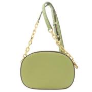 Pre-owned Leather shoulder-bags Michael Kors Pre-owned , Green , Dames