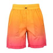 Nylon Bermuda Shorts Patrizia Pepe , Orange , Dames