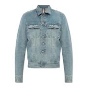 Denim jas met split MM6 Maison Margiela , Blue , Dames