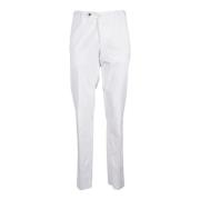 Katoen Elastaan Broek PT Torino , White , Heren