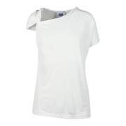 Viscose Top voor Vrouwen Alpha Studio , White , Dames