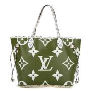 Pre-owned Canvas louis-vuitton-bags Louis Vuitton Vintage , Green , Da...