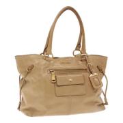 Pre-owned Leather prada-bags Prada Vintage , Beige , Dames