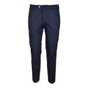 Katoen Elastaan Broek Michael Coal , Blue , Dames