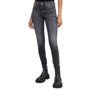 Skinny Jeans voor Vrouwen G-star , Black , Dames