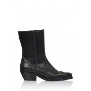 Westernlaarzen met gouden studs Dwrs , Black , Dames