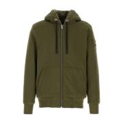 Logodetail Hooded Ritsjas Moose Knuckles , Green , Heren