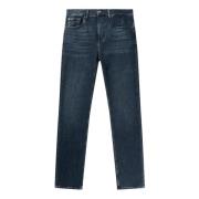 Donkerblauwe Slimmy Tapered Jeans 7 For All Mankind , Blue , Heren