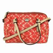 Pre-owned Canvas shoulder-bags Coach Pre-owned , Red , Dames