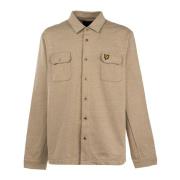 Heren Fleece Overshirt Lyle & Scott , Beige , Heren