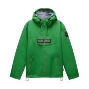 Groene Kelly Winterjas Waterdicht Rits Napapijri , Green , Heren