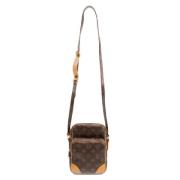 Pre-owned Canvas louis-vuitton-bags Louis Vuitton Vintage , Brown , Da...